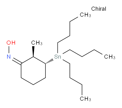 (2R,3R,Z)-2-methyl-3-(tributylstannyl)cyclohexanone oxime