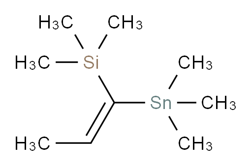 (E)-trimethyl(1-(trimethylstannyl)prop-1-en-1-yl)silane