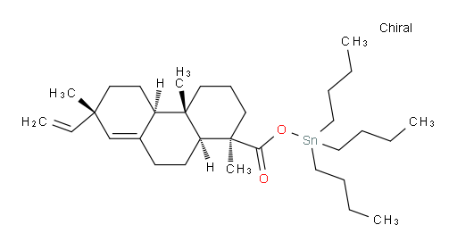 (1R,4aS,4bR,7S,10aS)-tributylstannyl 1,4a,7-trimethyl-7-vinyl-1,2,3,4,4a,4b,5,6,7,9,10,10a-dodecahydrophenanthrene-1-carboxylate
