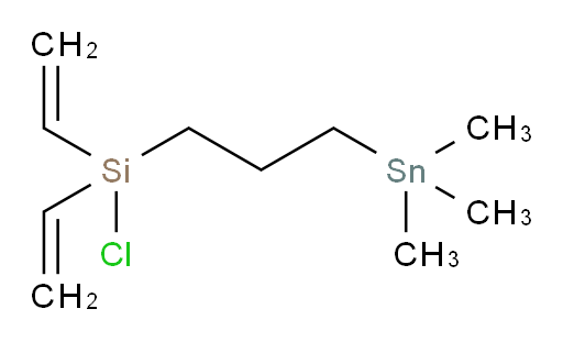 chloro(3-(trimethylstannyl)propyl)divinylsilane