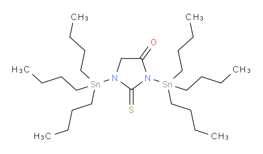 2-thioxo-1,3-bis(tributylstannyl)imidazolidin-4-one