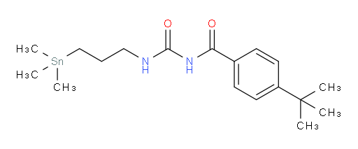 4-(tert-butyl)-N-((3-(trimethylstannyl)propyl)carbamoyl)benzamide