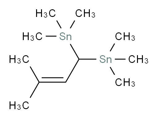 (3-methylbut-2-ene-1,1-diyl)bis(trimethylstannane)