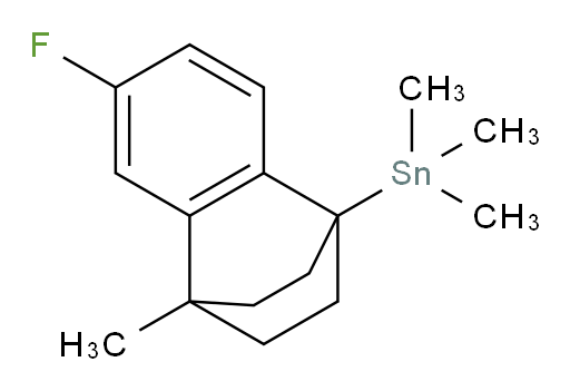 (6-fluoro-4-methyl-1,2,3,4-tetrahydro-1,4-ethanonaphthalen-1-yl)trimethylstannane