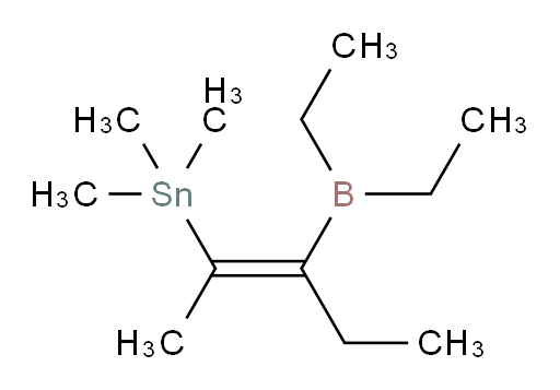 (E)-(3-(diethylboryl)pent-2-en-2-yl)trimethylstannane