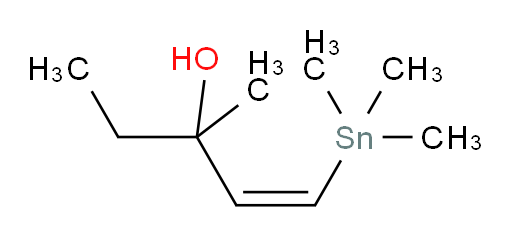 (Z)-3-methyl-1-(trimethylstannyl)pent-1-en-3-ol