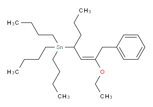 (E)-tributyl(2-ethoxy-1-phenylhept-2-en-4-yl)stannane
