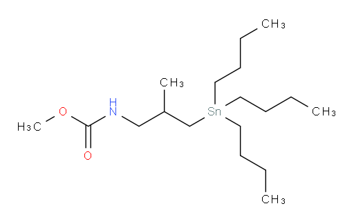 methyl (2-methyl-3-(tributylstannyl)propyl)carbamate