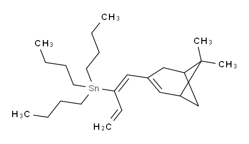 (E)-tributyl(1-(6,6-dimethylbicyclo[3.1.1]hept-2-en-3-yl)buta-1,3-dien-2-yl)stannane