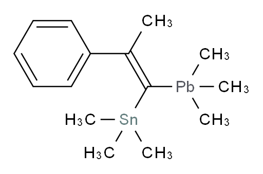 (E)-trimethyl(2-phenyl-1-(trimethylplumbyl)prop-1-en-1-yl)stannane