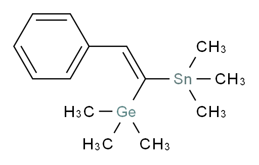 (E)-trimethyl(2-phenyl-1-(trimethylstannyl)vinyl)germane