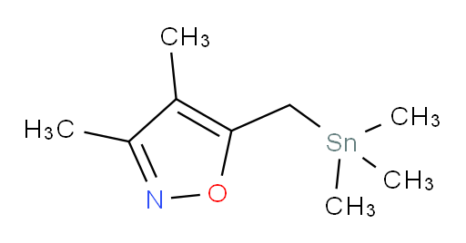 3,4-dimethyl-5-((trimethylstannyl)methyl)isoxazole
