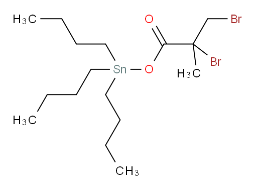 tributylstannyl 2,3-dibromo-2-methylpropanoate