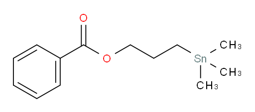 3-(trimethylstannyl)propyl benzoate