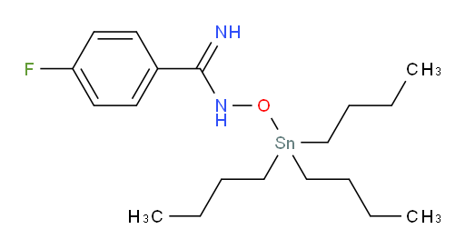 4-fluoro-N-((tributylstannyl)oxy)benzimidamide