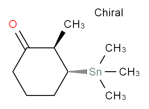 (2R,3R)-2-methyl-3-(trimethylstannyl)cyclohexanone