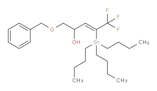 (Z)-1-(苄氧基)-5,5,5-三氟-4-(三丁基锡基)戊-3-烯-2-醇