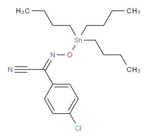 (E)-4-chloro-N-((tributylstannyl)oxy)benzimidoyl cyanide