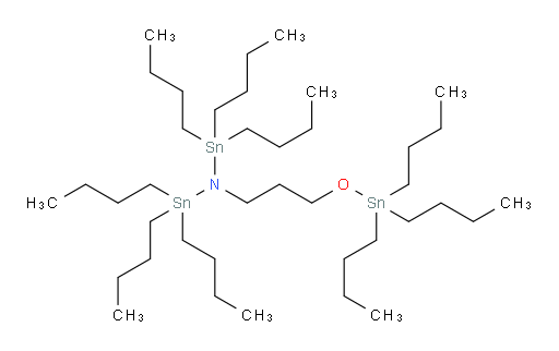 1,1,1-tributyl-N-(tributylstannyl)-N-(3-((tributylstannyl)oxy)propyl)stannanamine
