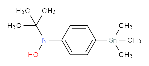 N-(tert-butyl)-N-(4-(trimethylstannyl)phenyl)hydroxylamine