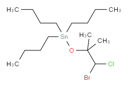((1-bromo-1-chloro-2-methylpropan-2-yl)oxy)tributylstannane
