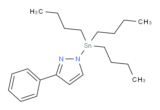 3-phenyl-1-(tributylstannyl)-1H-pyrazole