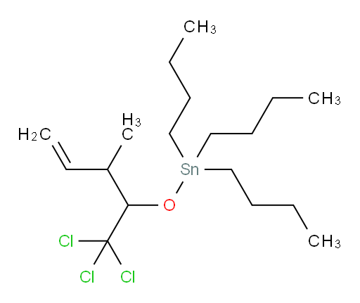 tributyl((1,1,1-trichloro-3-methylpent-4-en-2-yl)oxy)stannane