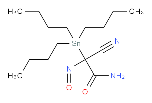 2-氰基-2-亚硝基-2-(三丁基锡基)乙酰胺