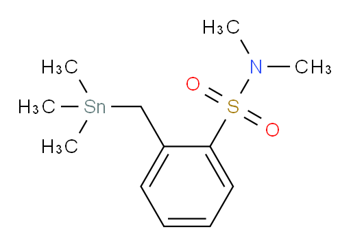 N,N-dimethyl-2-((trimethylstannyl)methyl)benzenesulfonamide