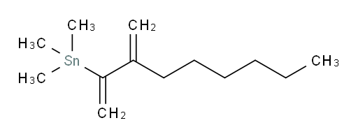 trimethyl(3-methylenenon-1-en-2-yl)stannane