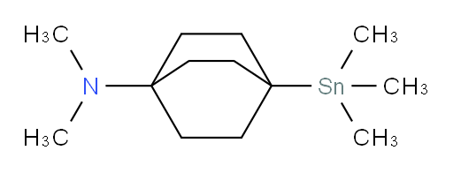 N,N-dimethyl-4-(trimethylstannyl)bicyclo[2.2.2]octan-1-amine