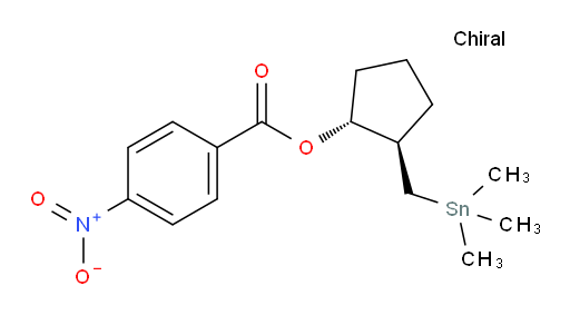(1R,2R)-2-((trimethylstannyl)methyl)cyclopentyl 4-nitrobenzoate