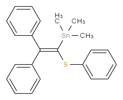(2,2-diphenyl-1-(phenylthio)vinyl)trimethylstannane