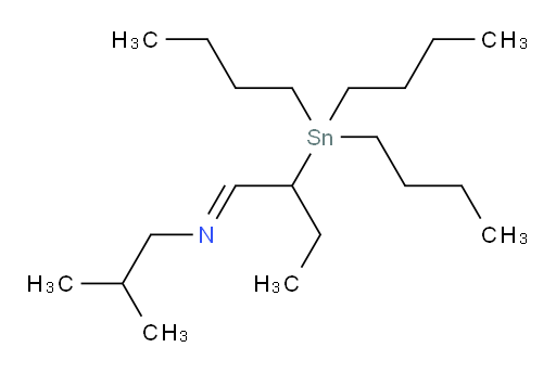 (E)-2-methyl-N-(2-(tributylstannyl)butylidene)propan-1-amine