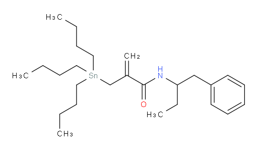 N-(1-phenylbutan-2-yl)-2-((tributylstannyl)methyl)acrylamide