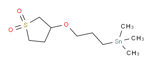 3-(3-(trimethylstannyl)propoxy)tetrahydrothiophene 1,1-dioxide