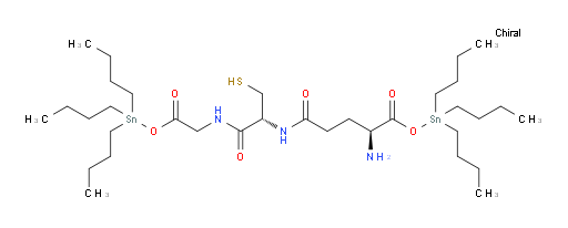 (S)-tributylstannyl 2-amino-5-(((R)-3-mercapto-1-oxo-1-((2-oxo-2-((tributylstannyl)oxy)ethyl)amino)propan-2-yl)amino)-5-oxopentanoate