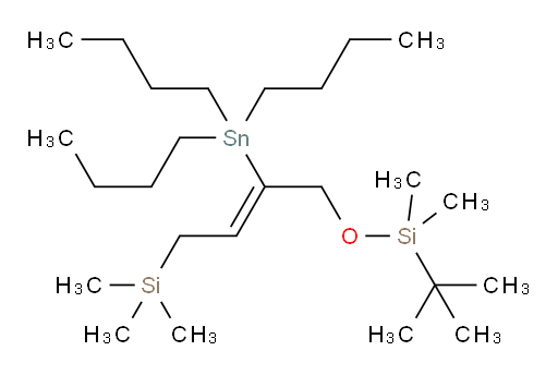 (Z)-tert-butyldimethyl((2-(tributylstannyl)-4-(trimethylsilyl)but-2-en-1-yl)oxy)silane