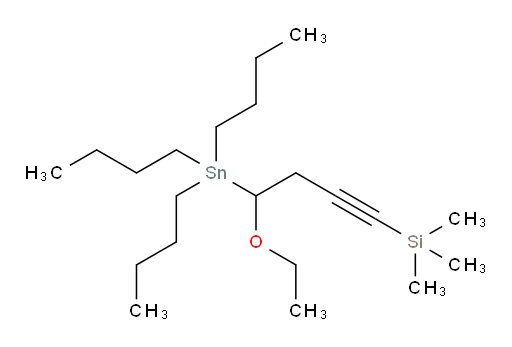 (4-ethoxy-4-(tributylstannyl)but-1-yn-1-yl)trimethylsilane