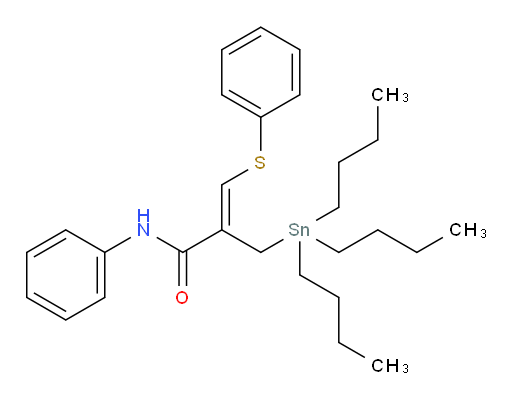 (Z)-N-phenyl-3-(phenylthio)-2-((tributylstannyl)methyl)acrylamide