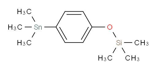 trimethyl(4-(trimethylstannyl)phenoxy)silane