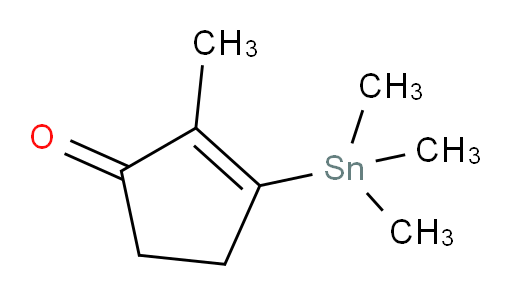 2-methyl-3-(trimethylstannyl)cyclopent-2-enone