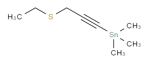 (3-(ethylthio)prop-1-yn-1-yl)trimethylstannane