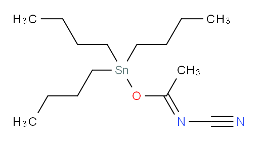 (E)-tributylstannyl N-cyanoacetimidate