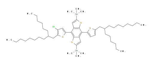 (4-(4-chloro-5-(2-hexyldecyl)thiophen-2-yl)-8-(5-(2-hexyldecyl)thiophen-2-yl)benzo[1,2-b:4,5-b']dithiophene-2,6-diyl)bis(trimethylstannane)