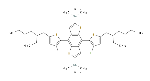 (4,8-bis(5-(2-ethylhexyl)-3-fluorothiophen-2-yl)benzo[1,2-b:4,5-b']dithiophene-2,6-diyl)bis(trimethylstannane)