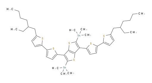 (3,6-bis(5'-(2-ethylhexyl)-[2,2'-bithiophen]-5-yl)thieno[3,2-b]thiophene-2,5-diyl)bis(trimethylstannane)