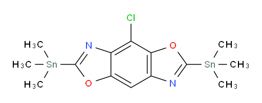4-chloro-2,6-bis(trimethylstannyl)benzo[1,2-d:4,5-d']bis(oxazole)