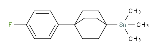 (4-(4-fluorophenyl)bicyclo[2.2.2]octan-1-yl)trimethylstannane