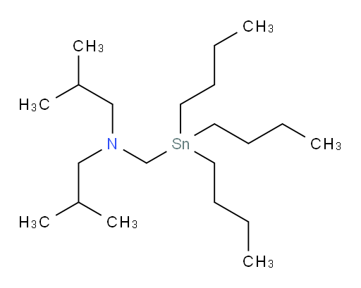 N-isobutyl-2-methyl-N-((tributylstannyl)methyl)propan-1-amine